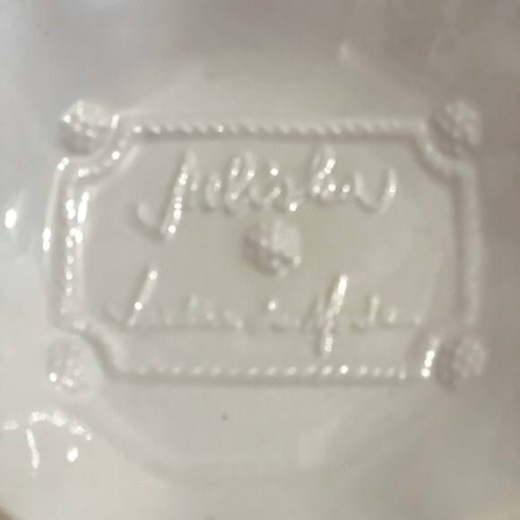 RARE Juliska Jardins du Monde Whitewash Garland Pitcher - Picture 8 of 8